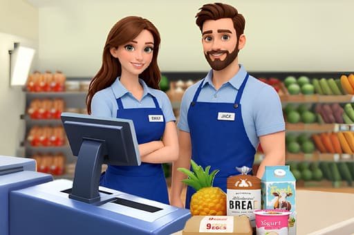Supermarket Management Simulator